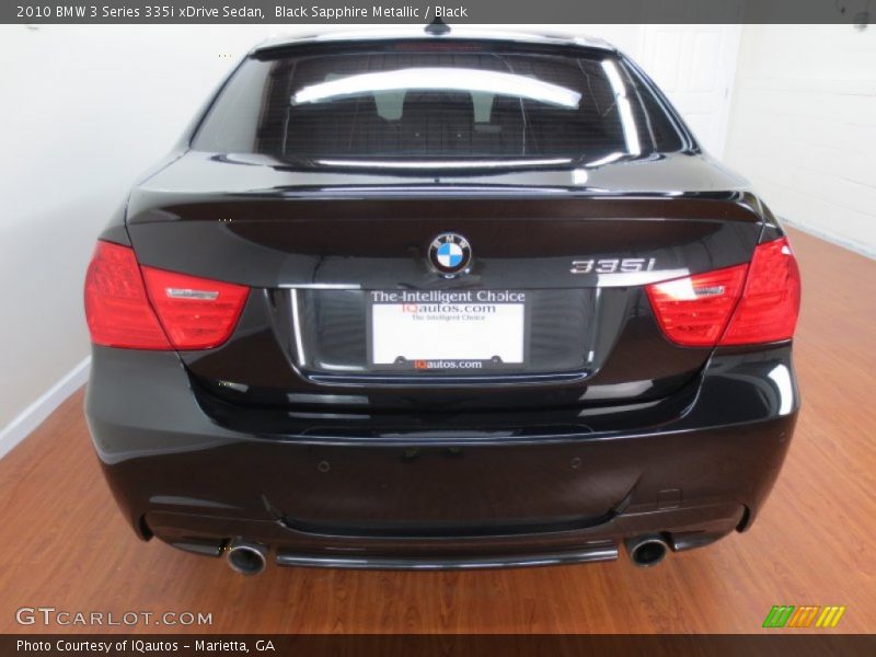 Black Sapphire Metallic / Black 2010 BMW 3 Series 335i xDrive Sedan
