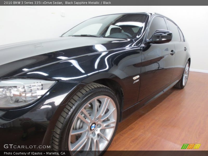 Black Sapphire Metallic / Black 2010 BMW 3 Series 335i xDrive Sedan
