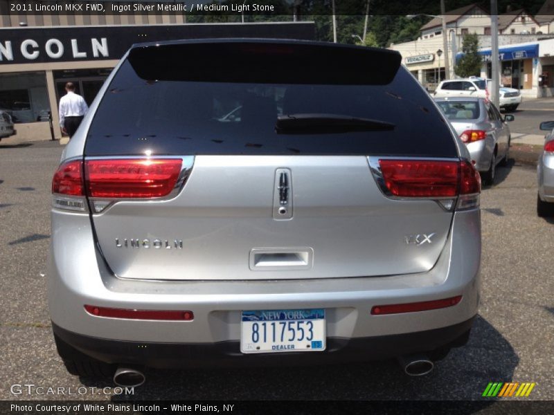 Ingot Silver Metallic / Medium Light Stone 2011 Lincoln MKX FWD