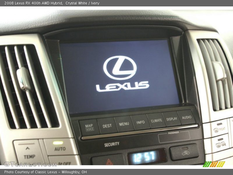 Crystal White / Ivory 2008 Lexus RX 400h AWD Hybrid