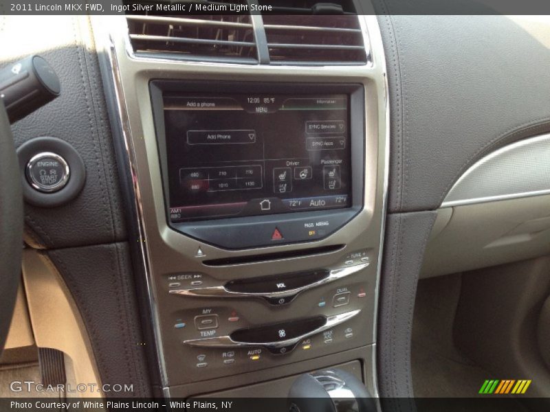 Ingot Silver Metallic / Medium Light Stone 2011 Lincoln MKX FWD