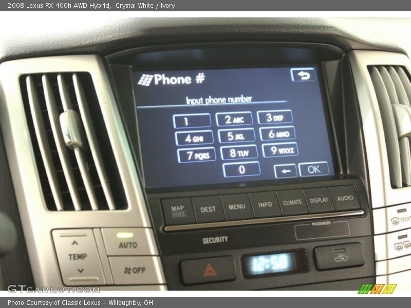 Crystal White / Ivory 2008 Lexus RX 400h AWD Hybrid