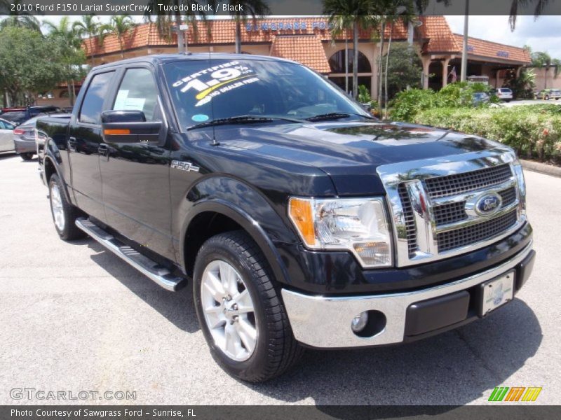 Tuxedo Black / Black 2010 Ford F150 Lariat SuperCrew