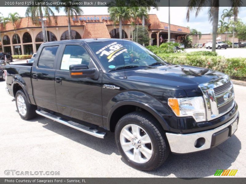 Tuxedo Black / Black 2010 Ford F150 Lariat SuperCrew