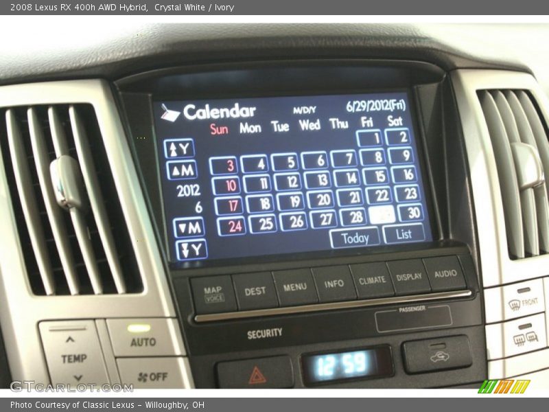 Crystal White / Ivory 2008 Lexus RX 400h AWD Hybrid