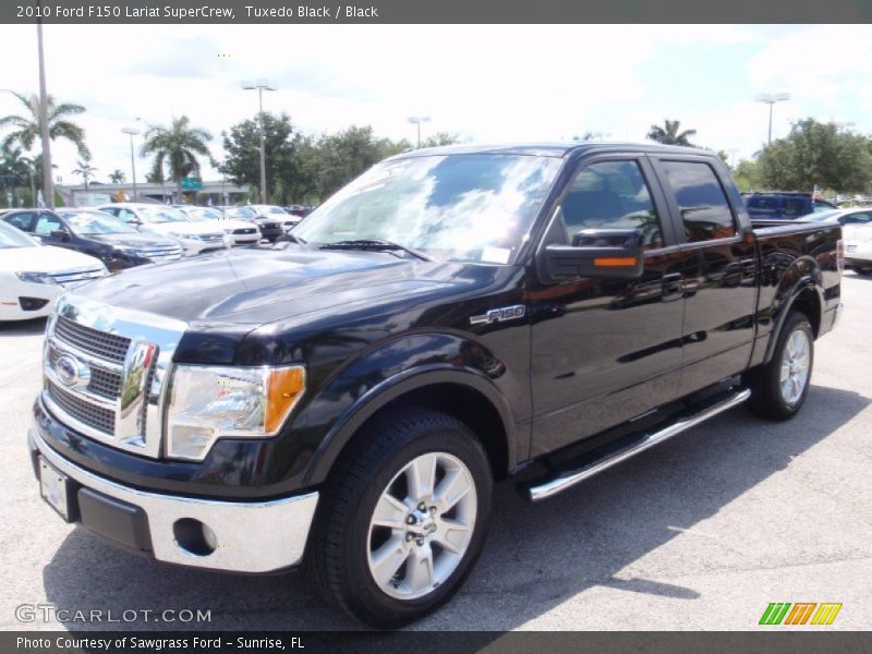 Tuxedo Black / Black 2010 Ford F150 Lariat SuperCrew