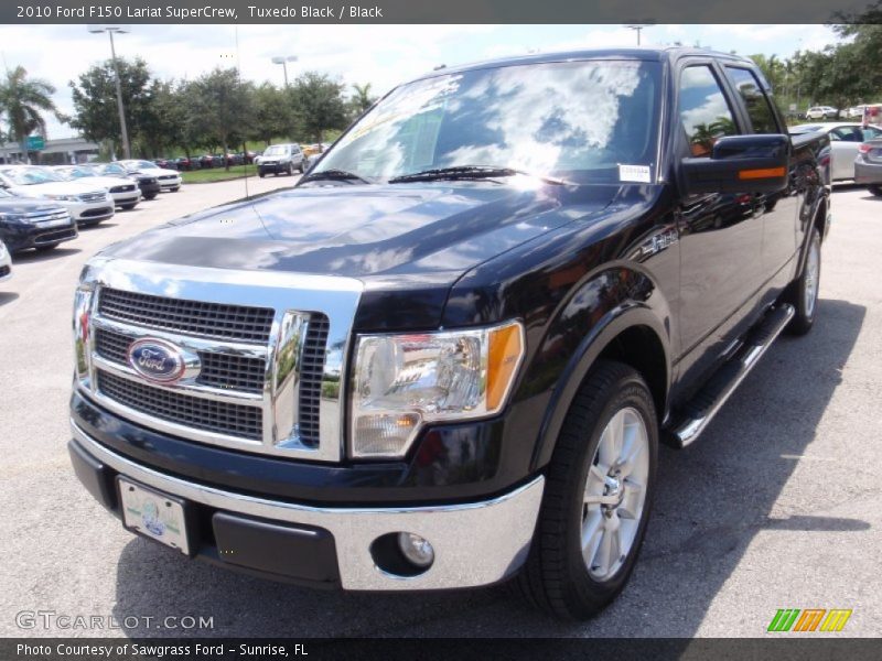 Tuxedo Black / Black 2010 Ford F150 Lariat SuperCrew