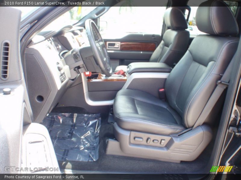 Tuxedo Black / Black 2010 Ford F150 Lariat SuperCrew