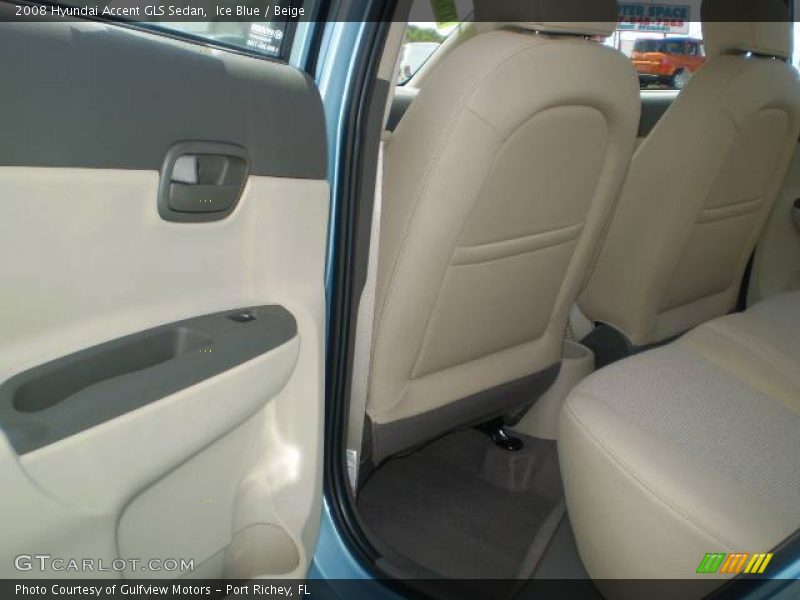 Ice Blue / Beige 2008 Hyundai Accent GLS Sedan