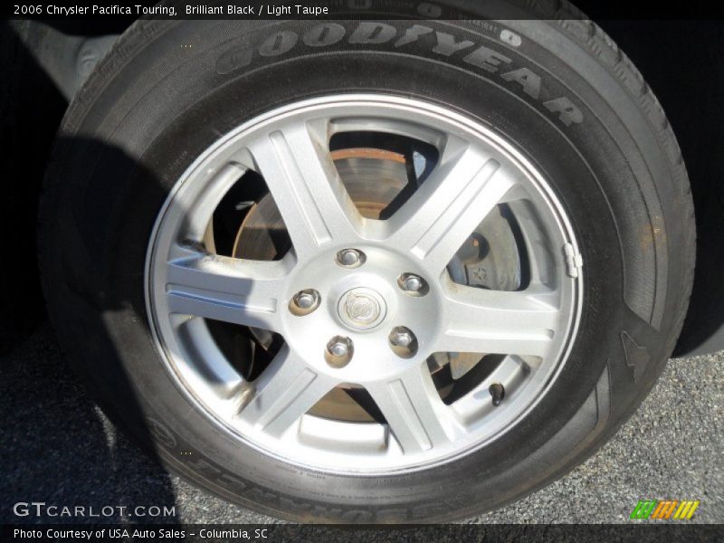 Brilliant Black / Light Taupe 2006 Chrysler Pacifica Touring