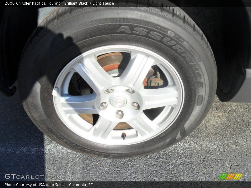 Brilliant Black / Light Taupe 2006 Chrysler Pacifica Touring