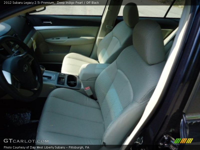 Deep Indigo Pearl / Off Black 2012 Subaru Legacy 2.5i Premium