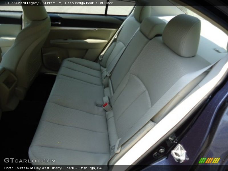 Deep Indigo Pearl / Off Black 2012 Subaru Legacy 2.5i Premium