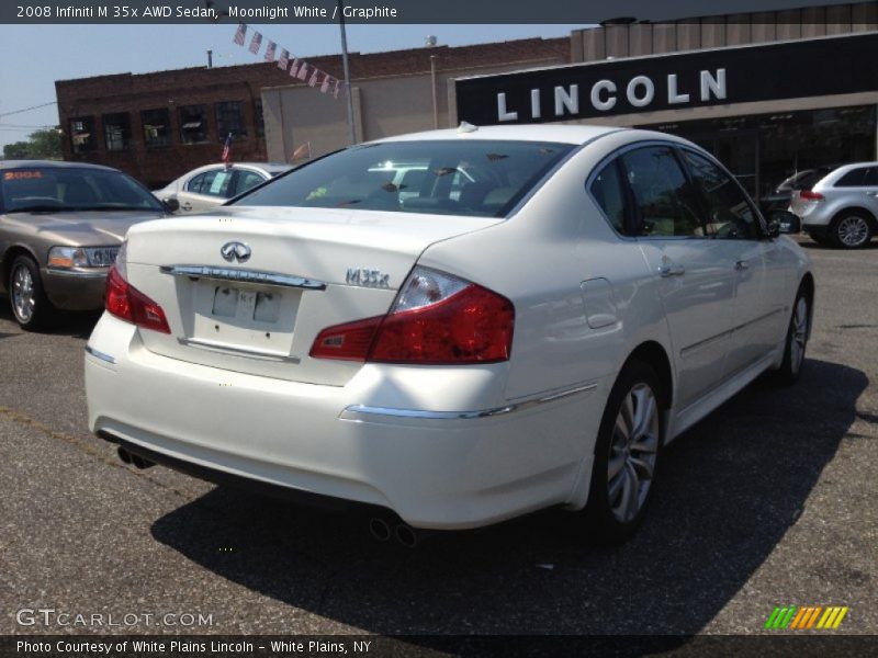 Moonlight White / Graphite 2008 Infiniti M 35x AWD Sedan