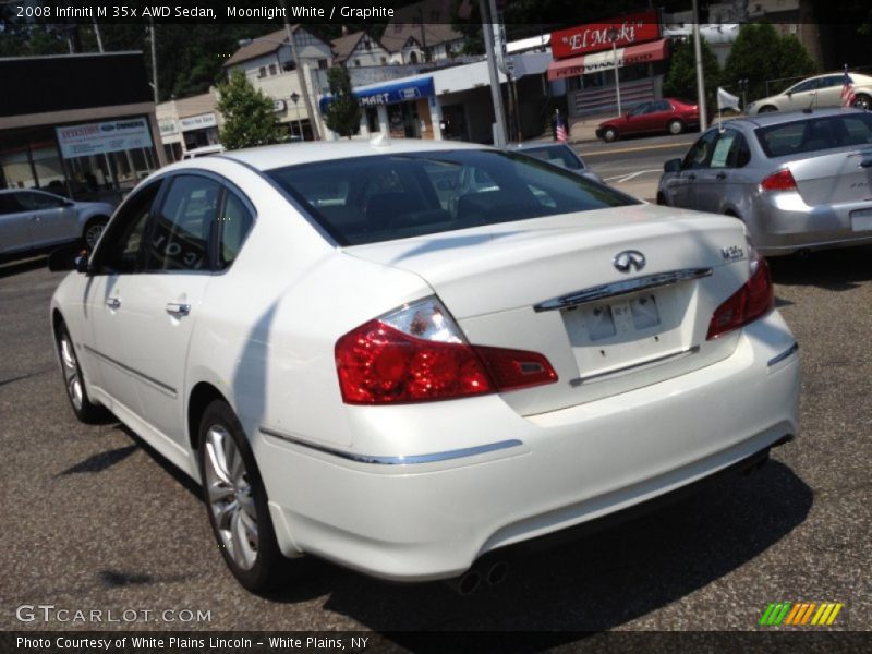 Moonlight White / Graphite 2008 Infiniti M 35x AWD Sedan