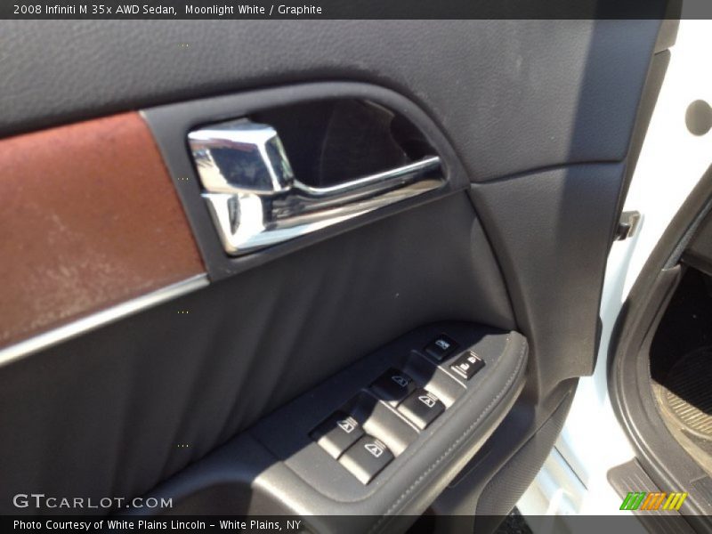 Moonlight White / Graphite 2008 Infiniti M 35x AWD Sedan
