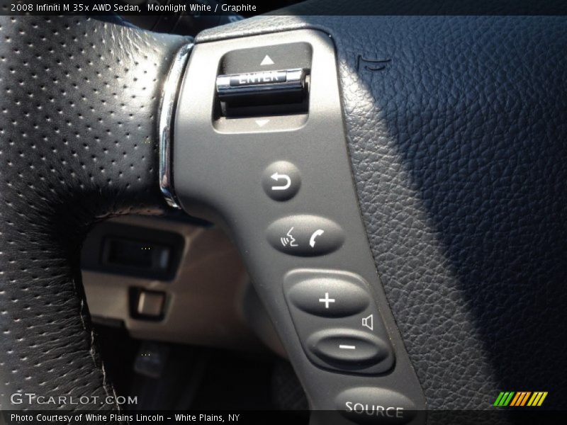 Moonlight White / Graphite 2008 Infiniti M 35x AWD Sedan