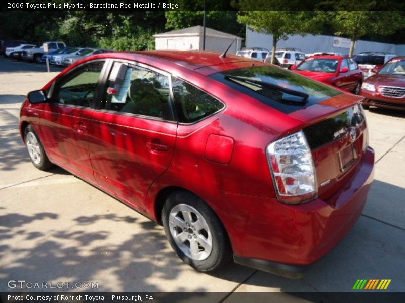 Barcelona Red Metallic / Beige 2006 Toyota Prius Hybrid