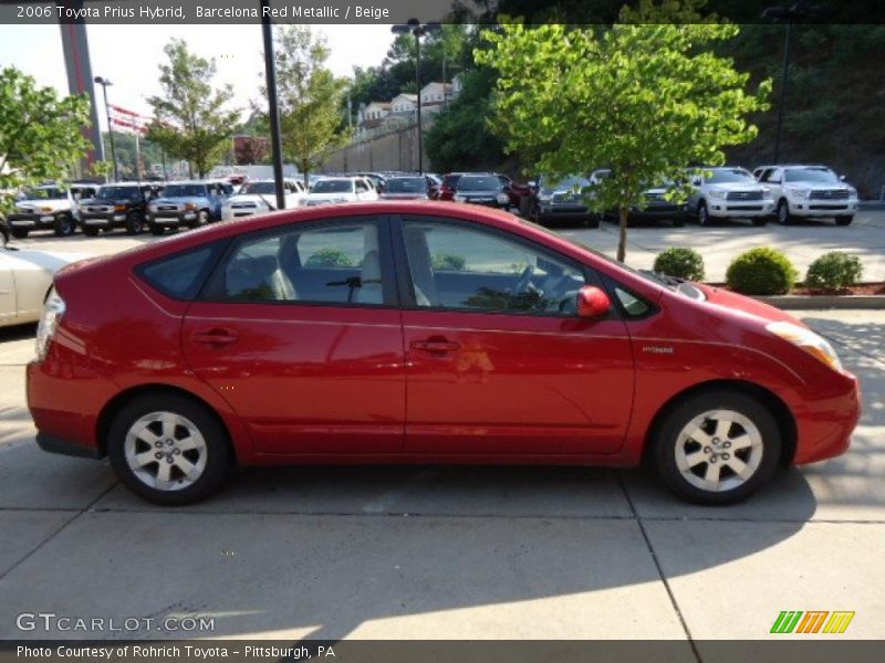 Barcelona Red Metallic / Beige 2006 Toyota Prius Hybrid