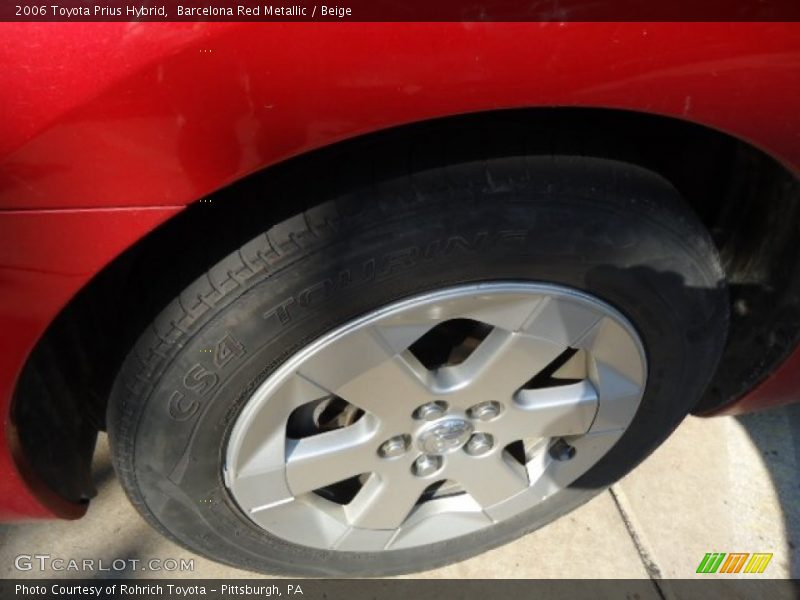 Barcelona Red Metallic / Beige 2006 Toyota Prius Hybrid