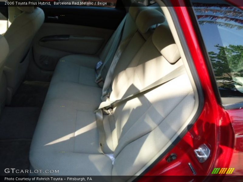 Barcelona Red Metallic / Beige 2006 Toyota Prius Hybrid