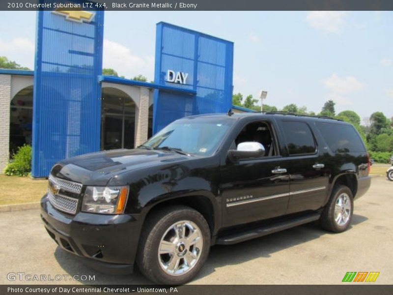 Black Granite Metallic / Ebony 2010 Chevrolet Suburban LTZ 4x4