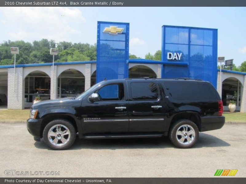 Black Granite Metallic / Ebony 2010 Chevrolet Suburban LTZ 4x4