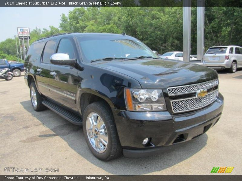 Black Granite Metallic / Ebony 2010 Chevrolet Suburban LTZ 4x4