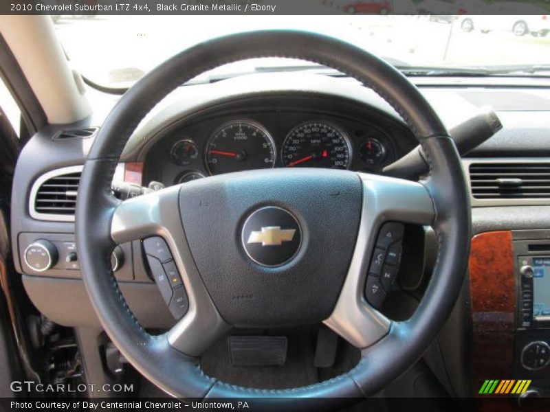 Black Granite Metallic / Ebony 2010 Chevrolet Suburban LTZ 4x4