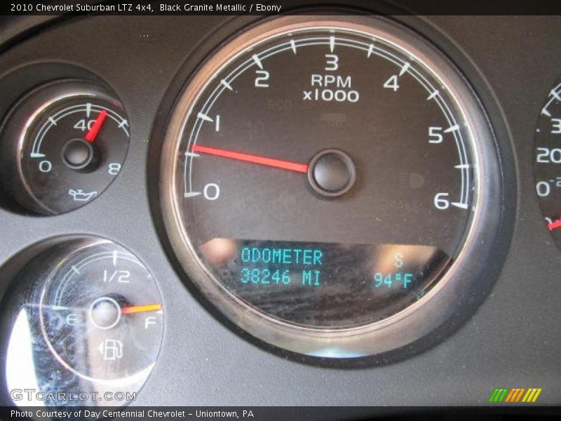 Black Granite Metallic / Ebony 2010 Chevrolet Suburban LTZ 4x4