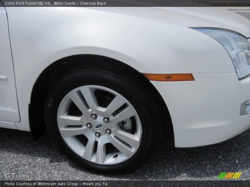 White Suede / Charcoal Black 2009 Ford Fusion SEL V6