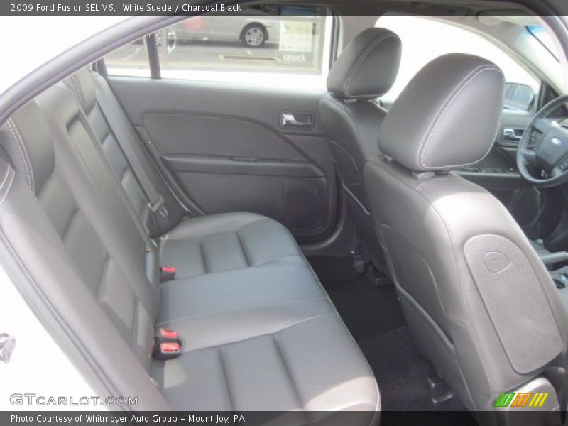 White Suede / Charcoal Black 2009 Ford Fusion SEL V6