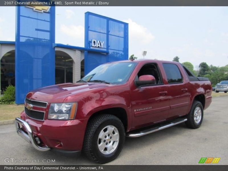 Sport Red Metallic / Ebony 2007 Chevrolet Avalanche LT 4WD