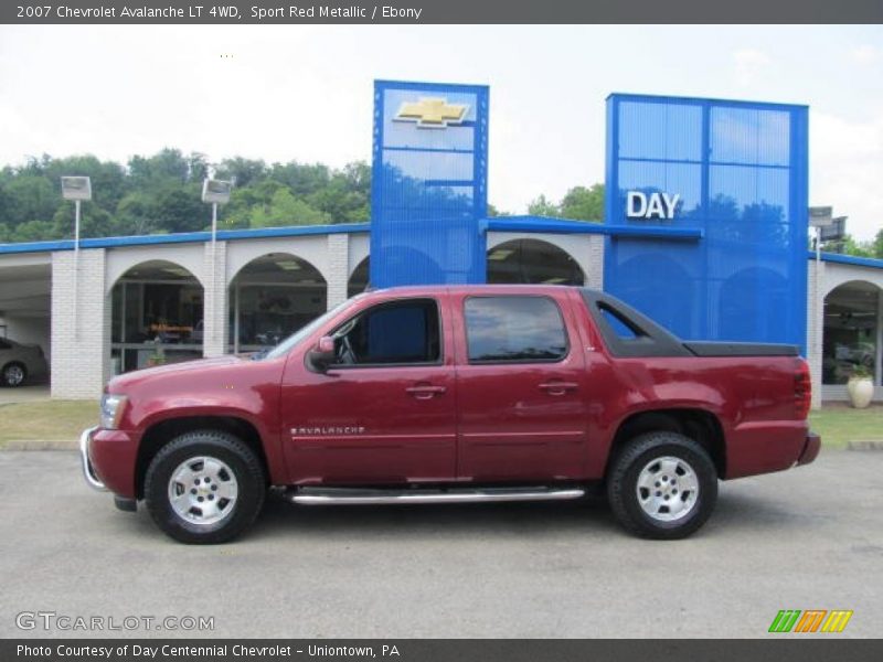 Sport Red Metallic / Ebony 2007 Chevrolet Avalanche LT 4WD