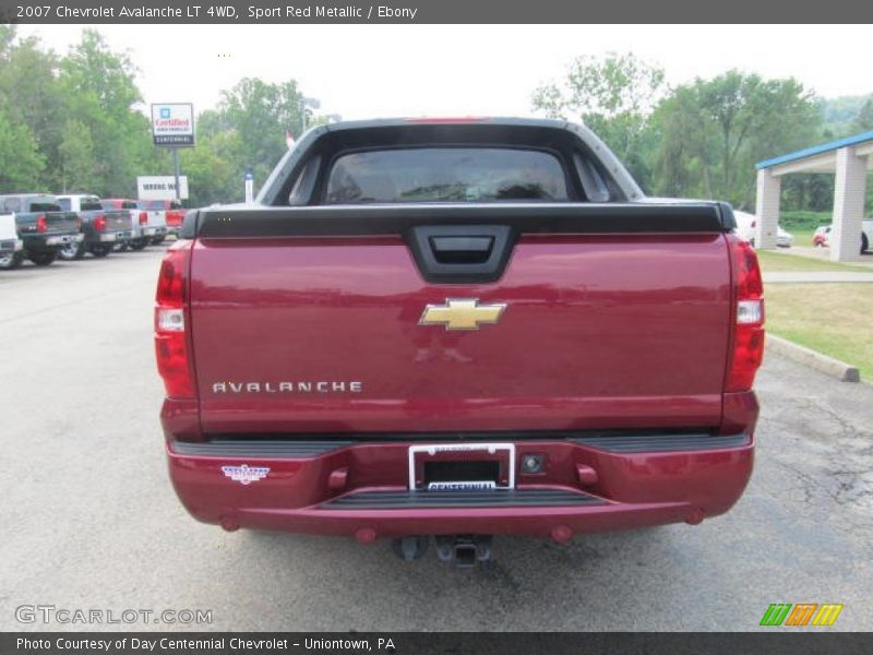 Sport Red Metallic / Ebony 2007 Chevrolet Avalanche LT 4WD