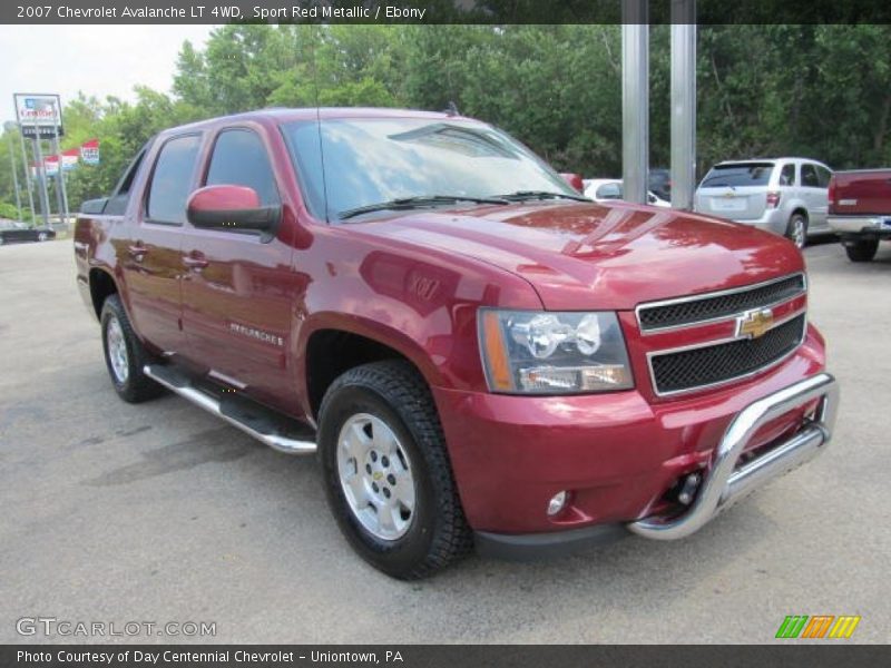 Sport Red Metallic / Ebony 2007 Chevrolet Avalanche LT 4WD