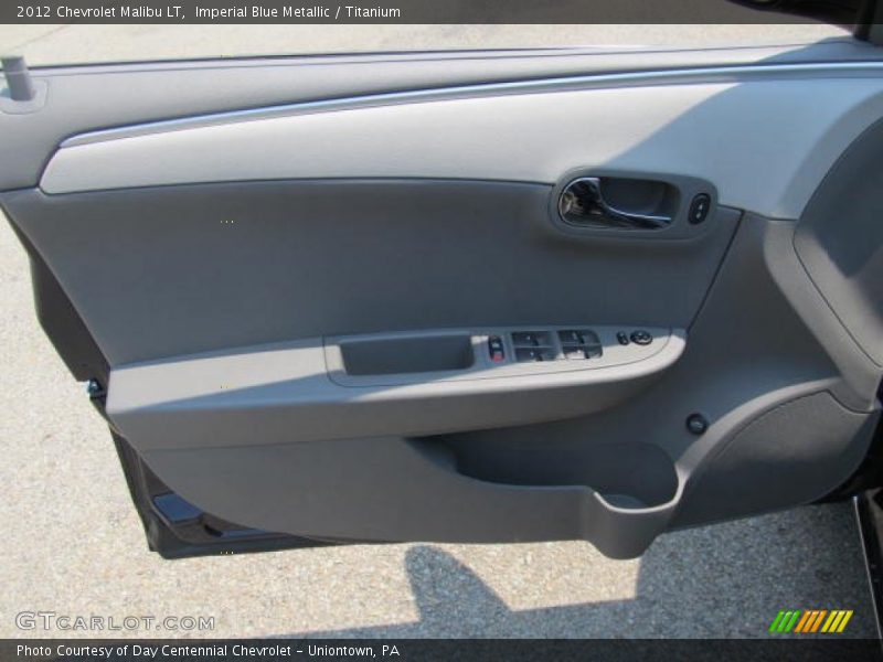 Imperial Blue Metallic / Titanium 2012 Chevrolet Malibu LT
