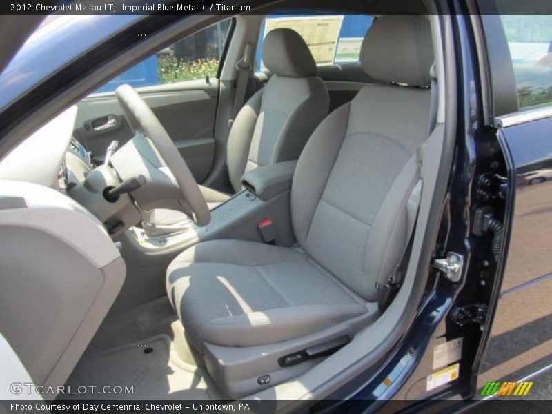 Imperial Blue Metallic / Titanium 2012 Chevrolet Malibu LT