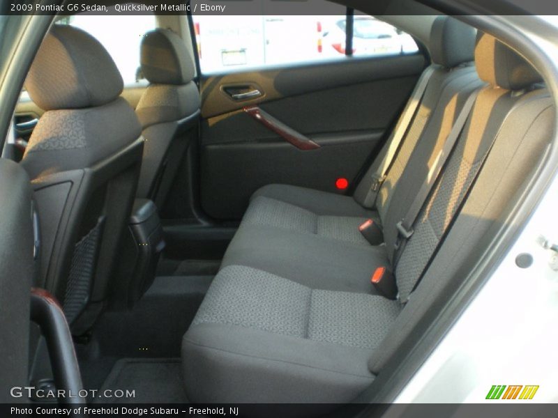 Quicksilver Metallic / Ebony 2009 Pontiac G6 Sedan