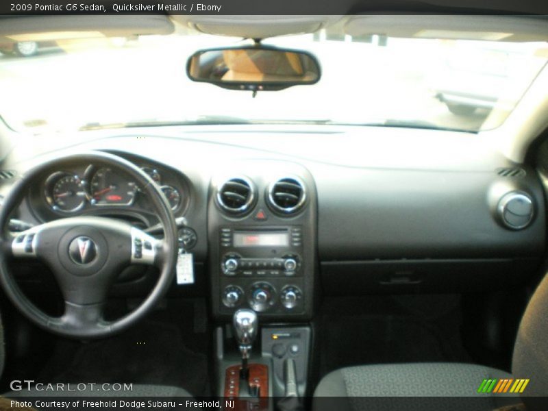 Quicksilver Metallic / Ebony 2009 Pontiac G6 Sedan