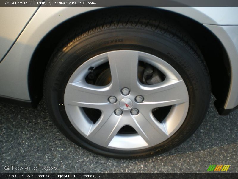 Quicksilver Metallic / Ebony 2009 Pontiac G6 Sedan