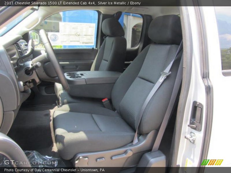 Silver Ice Metallic / Ebony 2013 Chevrolet Silverado 1500 LT Extended Cab 4x4