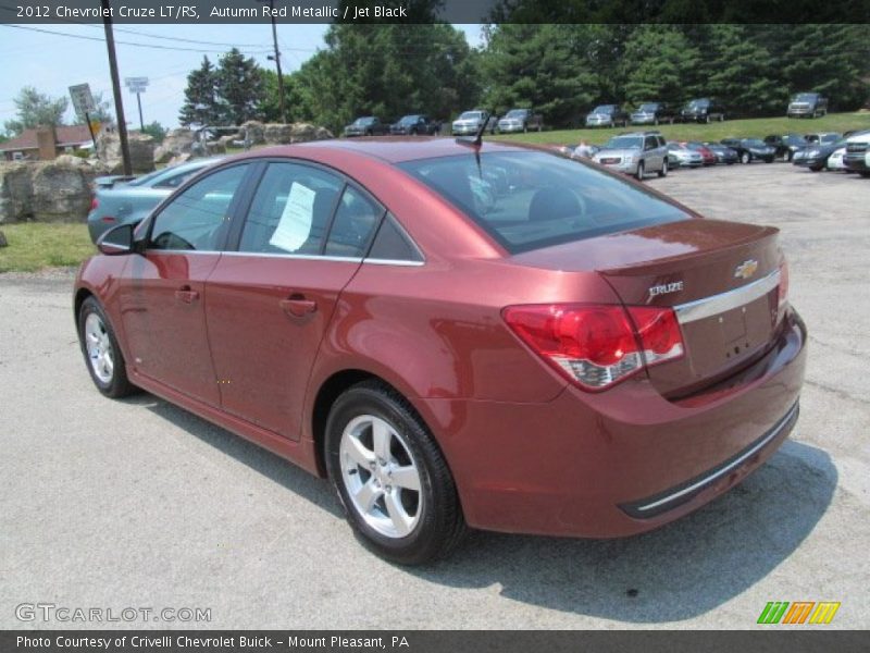 Autumn Red Metallic / Jet Black 2012 Chevrolet Cruze LT/RS