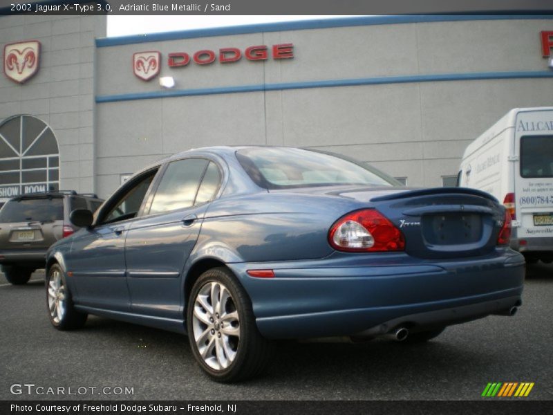 Adriatic Blue Metallic / Sand 2002 Jaguar X-Type 3.0