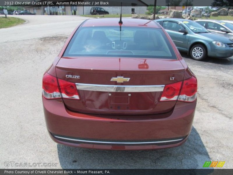 Autumn Red Metallic / Jet Black 2012 Chevrolet Cruze LT/RS