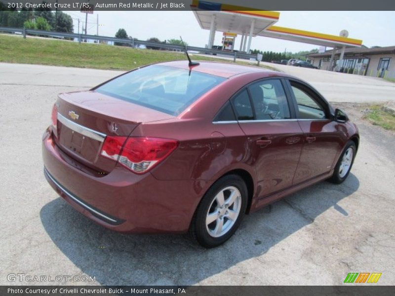 Autumn Red Metallic / Jet Black 2012 Chevrolet Cruze LT/RS