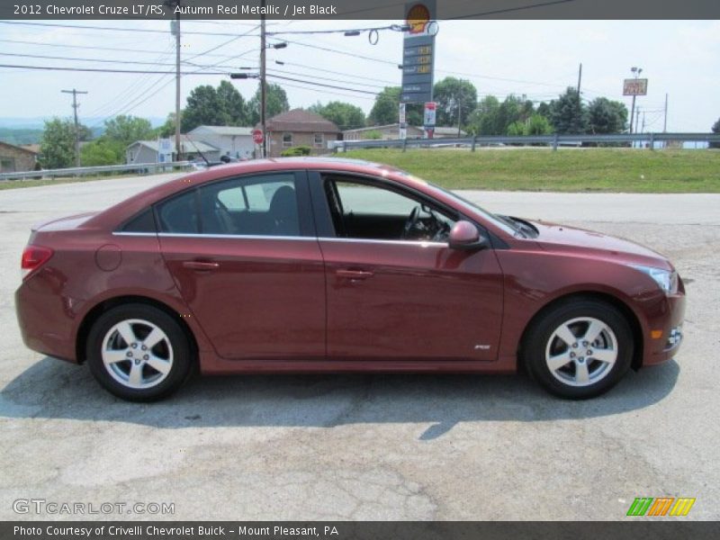 Autumn Red Metallic / Jet Black 2012 Chevrolet Cruze LT/RS