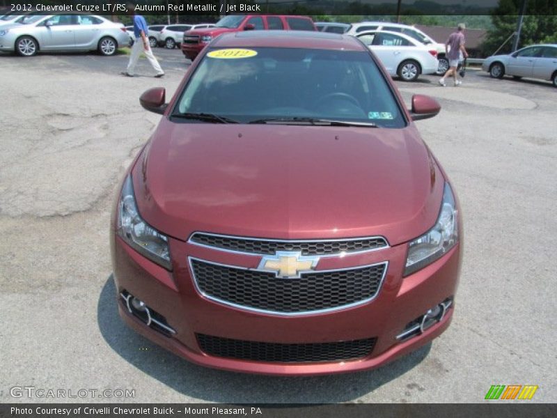 Autumn Red Metallic / Jet Black 2012 Chevrolet Cruze LT/RS