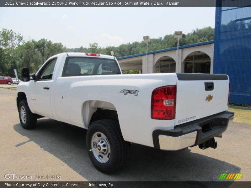 Summit White / Dark Titanium 2013 Chevrolet Silverado 2500HD Work Truck Regular Cab 4x4