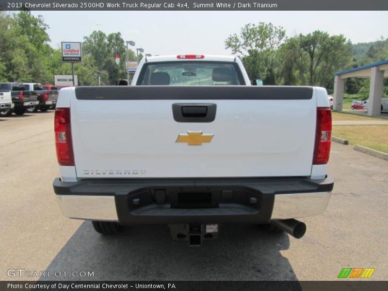 Summit White / Dark Titanium 2013 Chevrolet Silverado 2500HD Work Truck Regular Cab 4x4